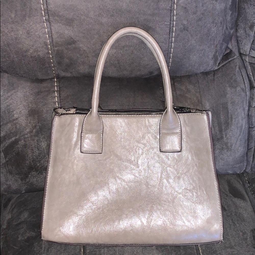 Light gray purse